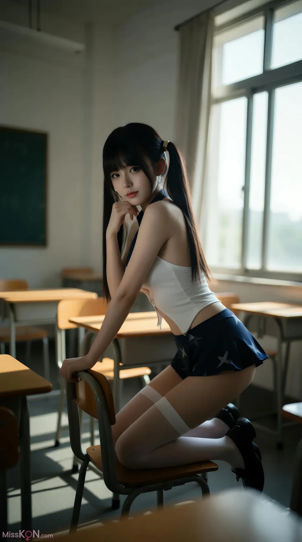 [AIGirl] 柚柚sasa 教室 (81 photos) – Page 2