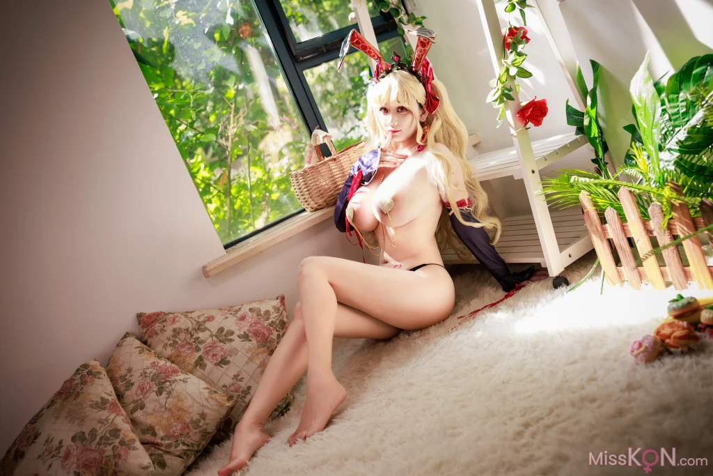 Coser@阿雪雪: FGO 枪凛兔女郎 (94 photos + 1 video)