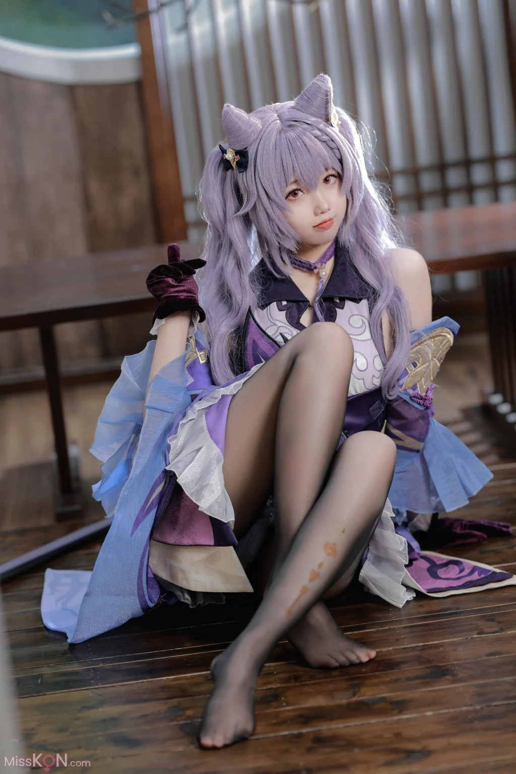 Coser@雪琪SAMA: 刻晴 (50 photos + 1 video)