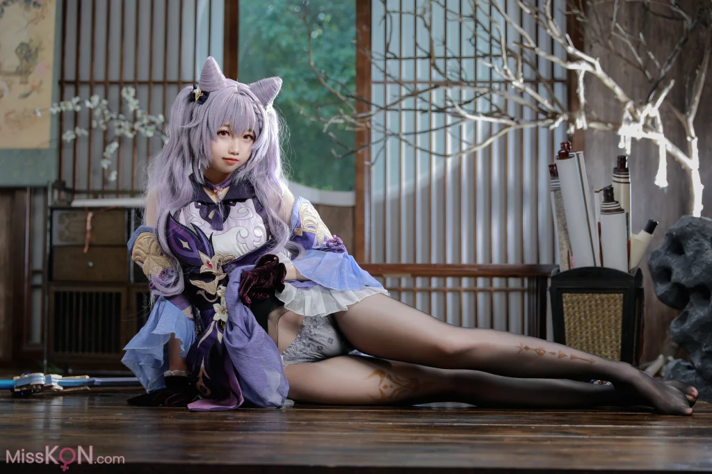 Coser@雪琪SAMA: 刻晴 (50 photos + 1 video)