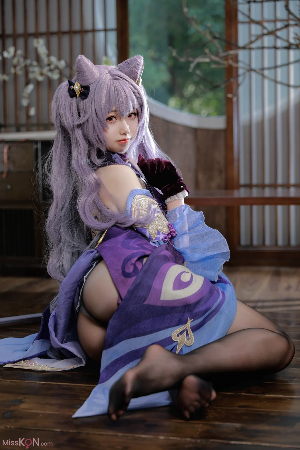 Coser@雪琪SAMA: 刻晴 (50 photos + 1 video)