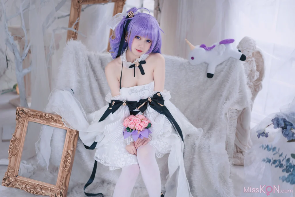 Coser@猫大人: 碧蓝航线 独角兽 花嫁 (23 photos)