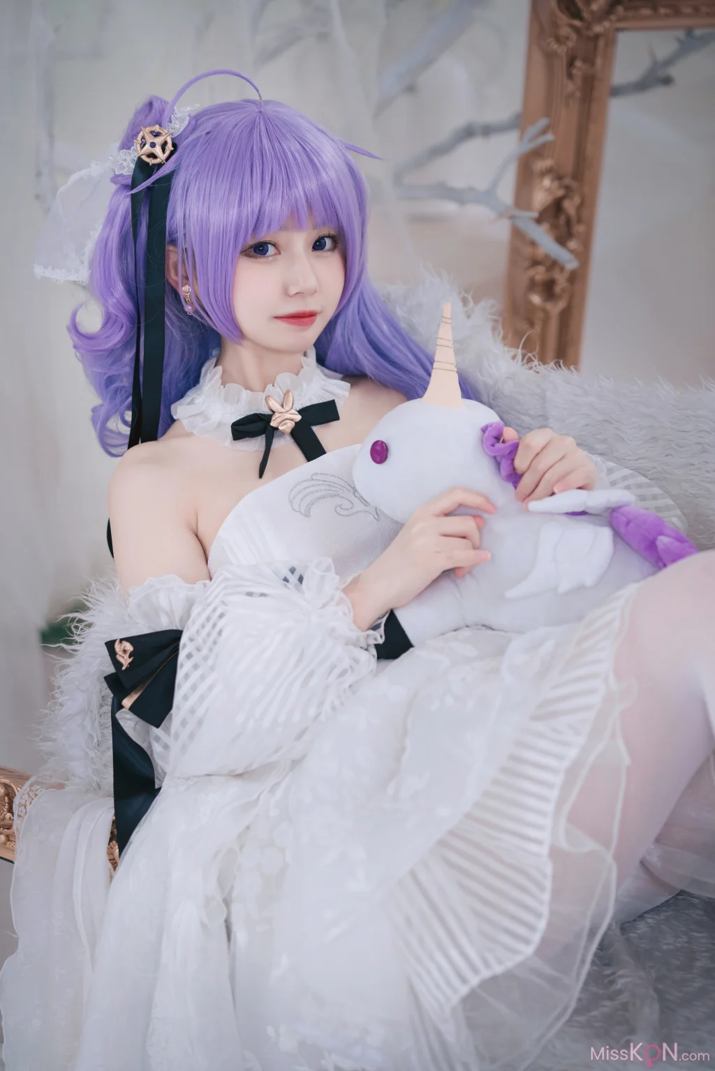 Coser@猫大人: 碧蓝航线 独角兽 花嫁 (23 photos)
