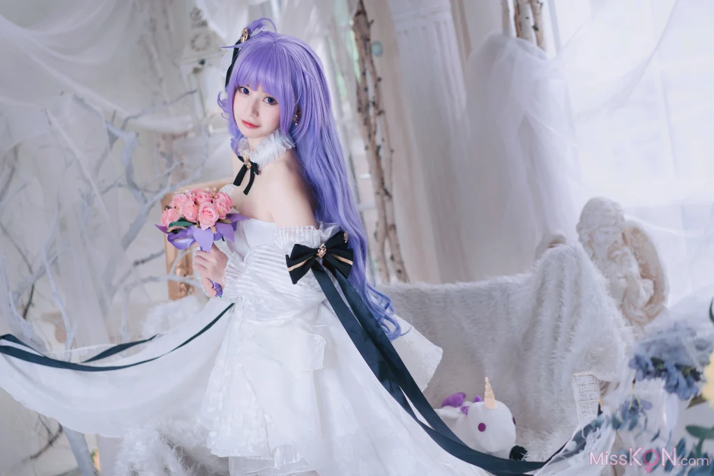 Coser@猫大人: 碧蓝航线 独角兽 花嫁 (23 photos)