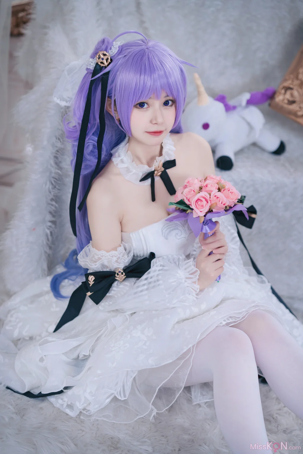 Coser@猫大人: 碧蓝航线 独角兽 花嫁 (23 photos)