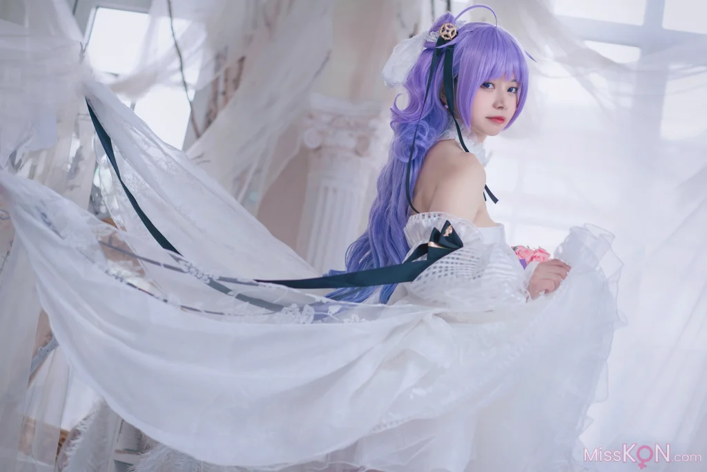 Coser@猫大人: 碧蓝航线 独角兽 花嫁 (23 photos) – Page 2