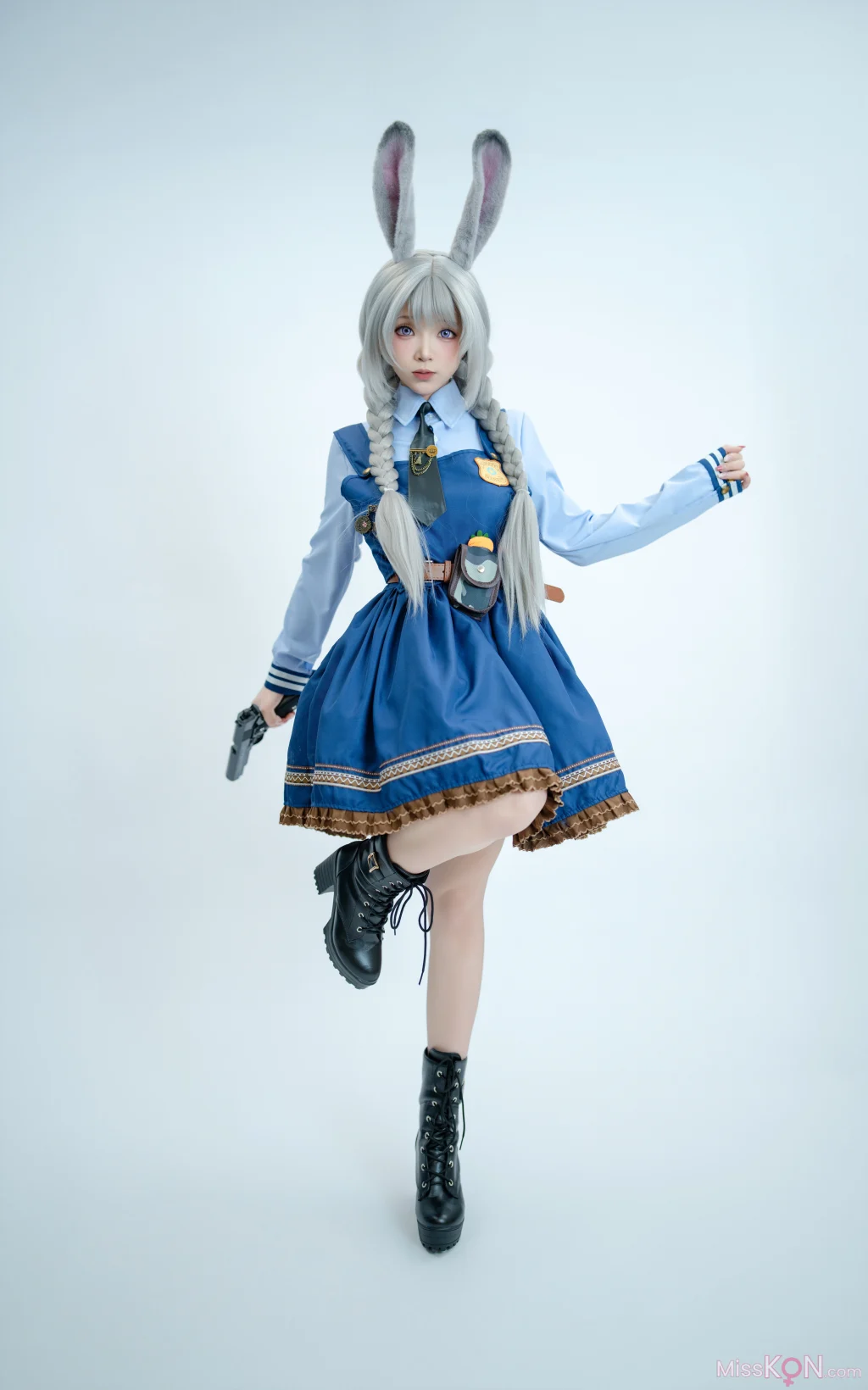 Coser@Bangni邦尼: 兔子警官+S (72 photos + 8 videos)