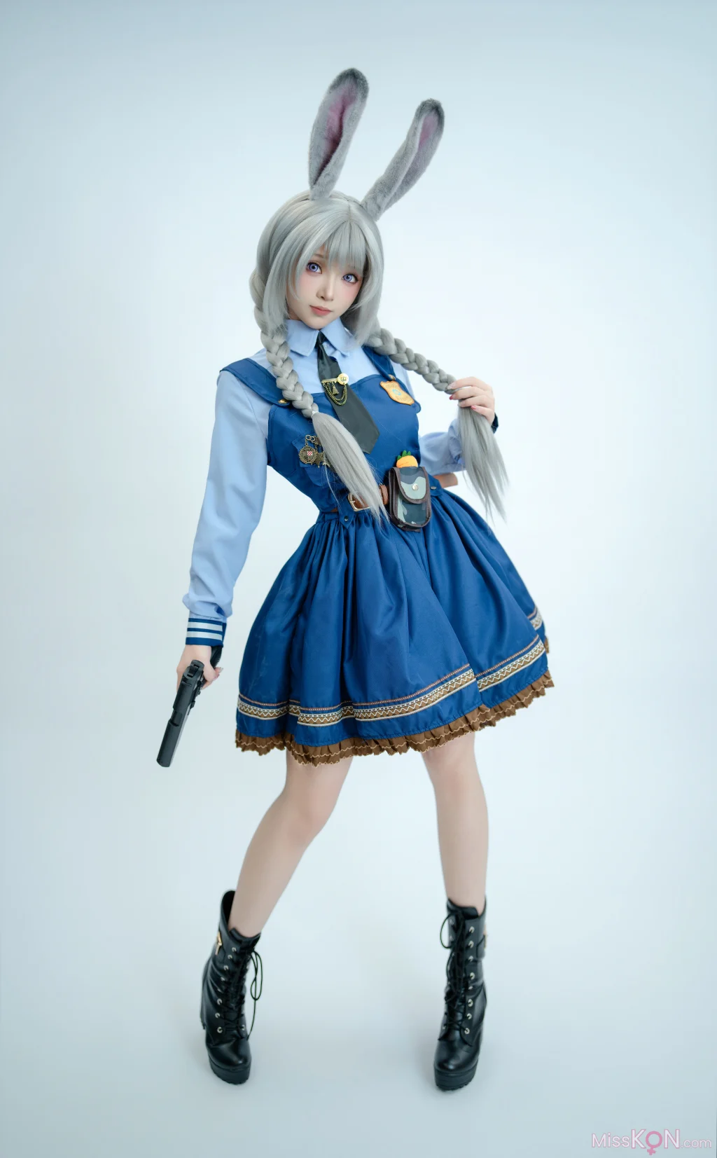 Coser@Bangni邦尼: 兔子警官+S (72 photos + 8 videos)