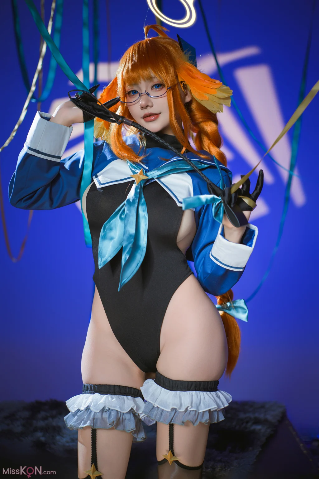 Coser@是一只熊仔吗: 蔚蓝档案 圆堂志美子·邪恶女干部 (40 photos)