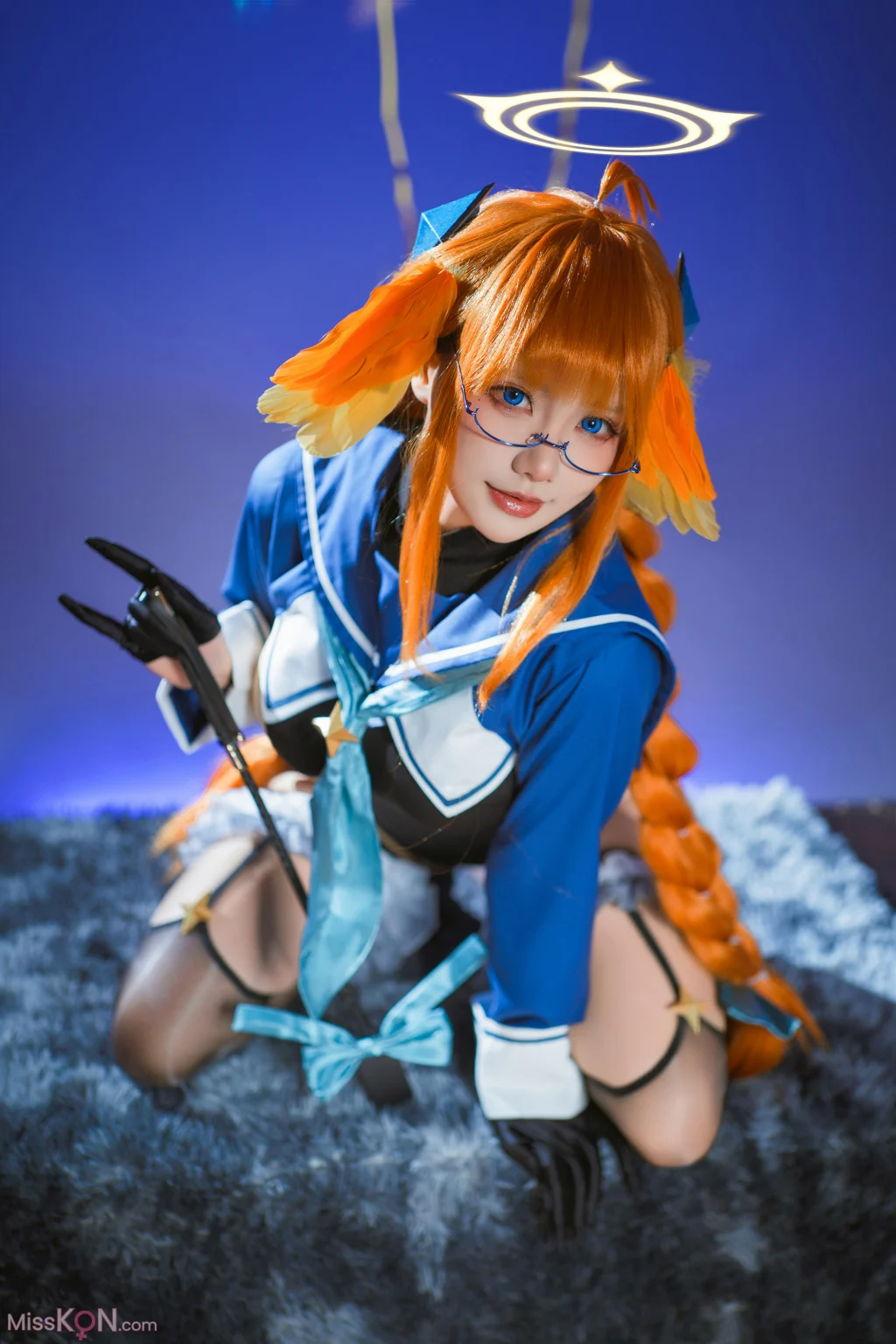 Coser@是一只熊仔吗: 蔚蓝档案 圆堂志美子·邪恶女干部 (40 photos)