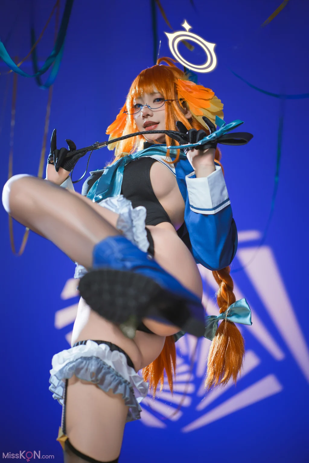 Coser@是一只熊仔吗: 蔚蓝档案 圆堂志美子·邪恶女干部 (40 photos)