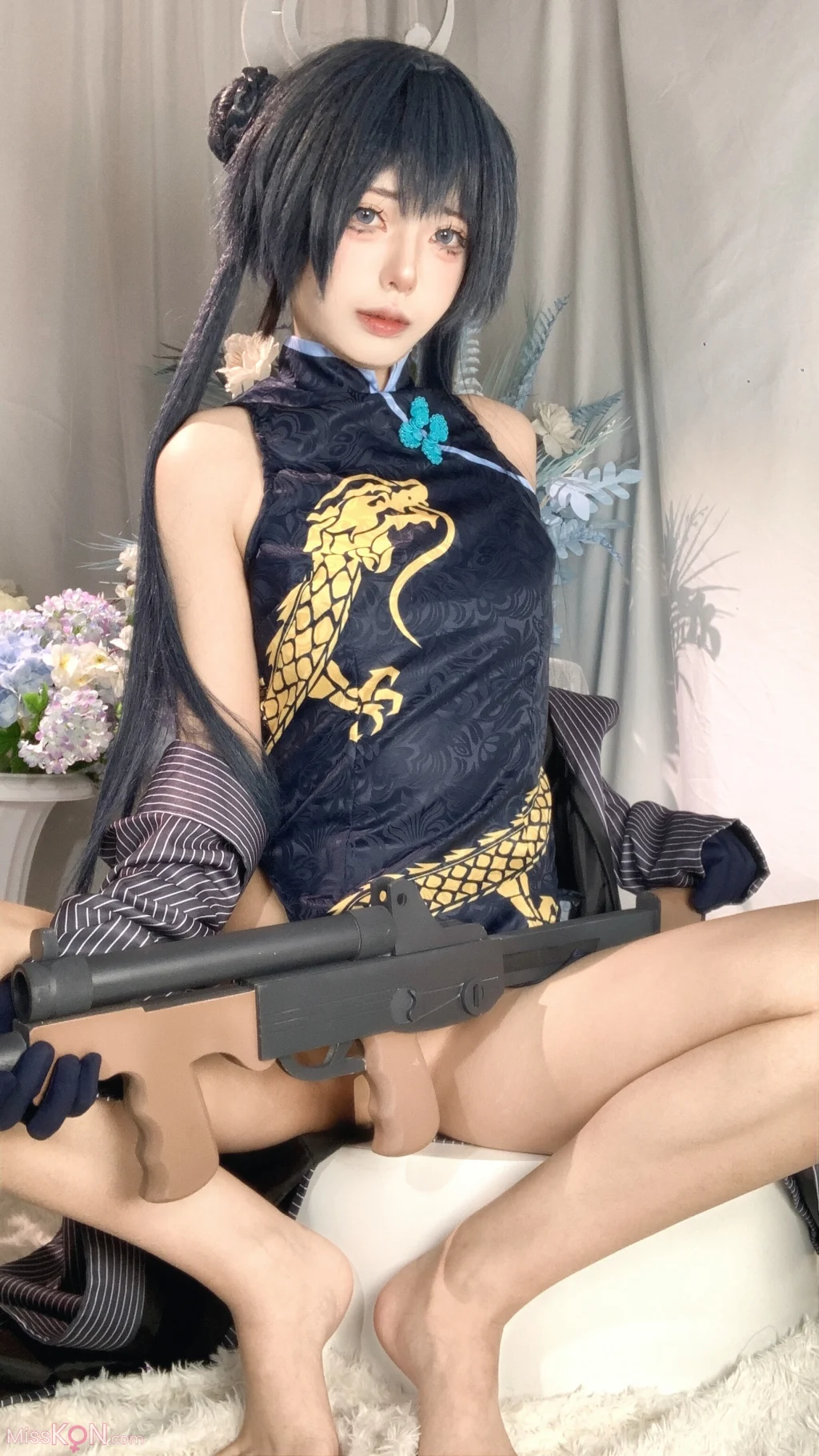 Coser@君颜圆又圆: 蔚蓝档案 龙华妃咲 (153 photos + 3 videos)