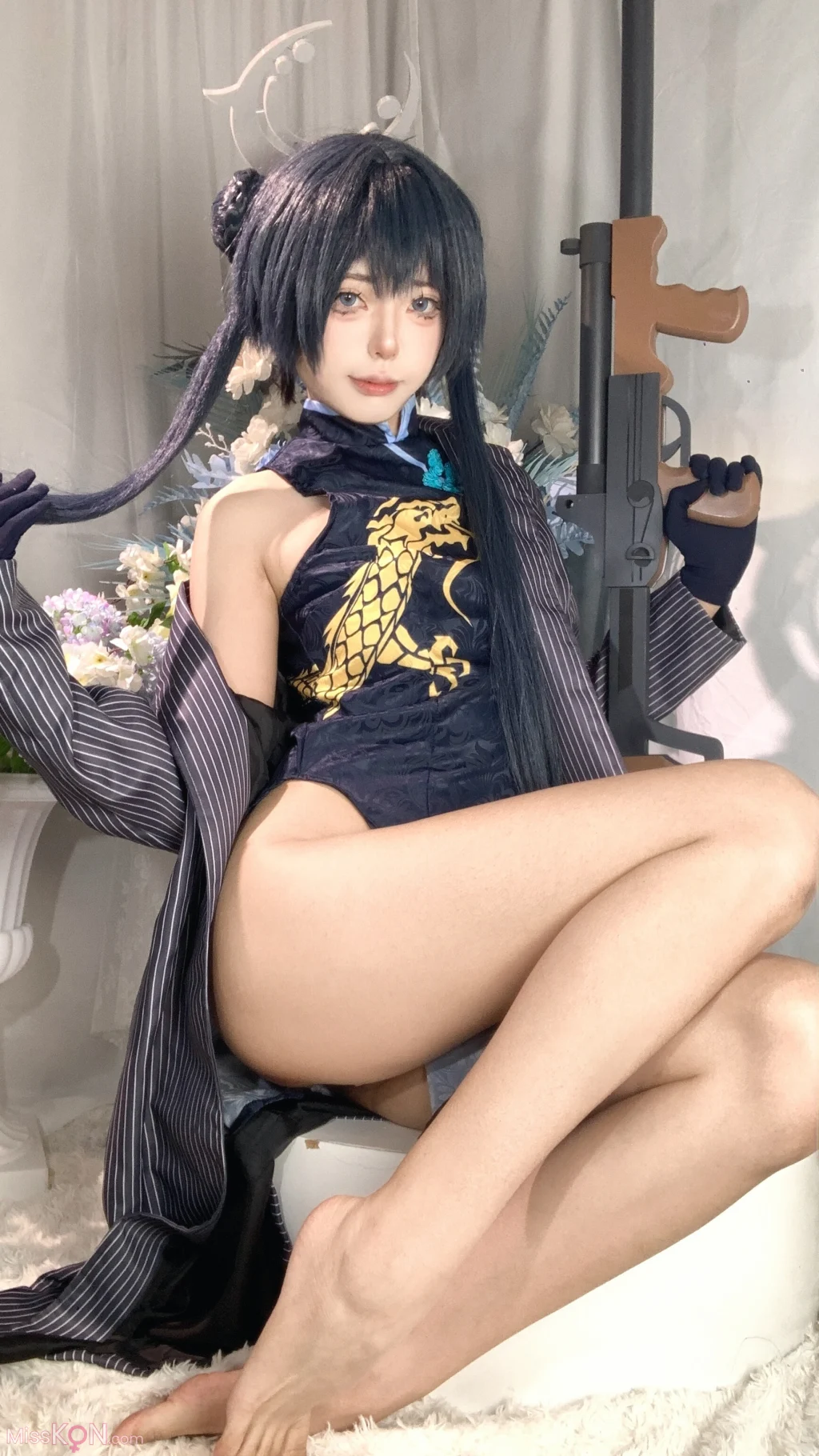 Coser@君颜圆又圆: 蔚蓝档案 龙华妃咲 (153 photos + 3 videos)