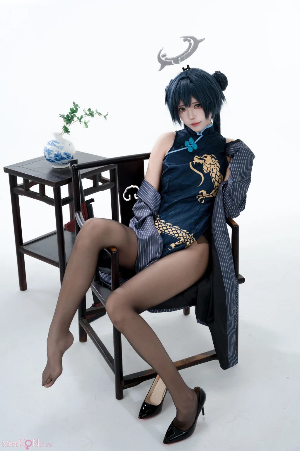 Coser@君颜圆又圆: 蔚蓝档案 龙华妃咲 (153 photos + 3 videos)
