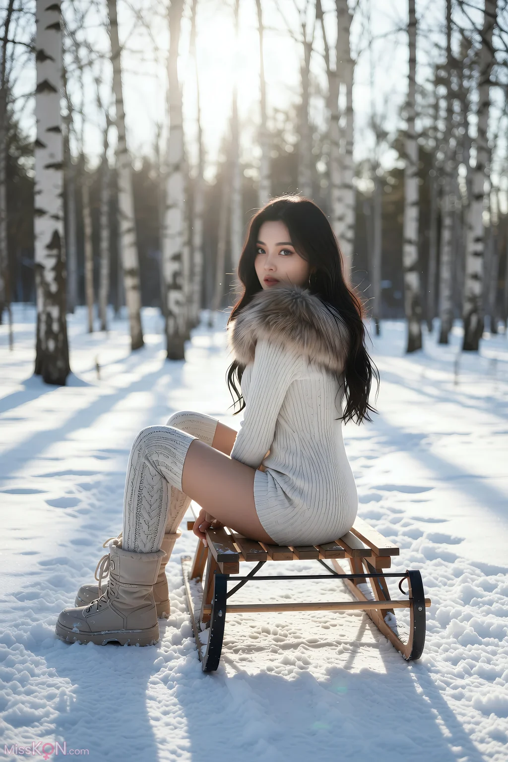 [AIGirl] 乐瑶 雪地 (68 photos)