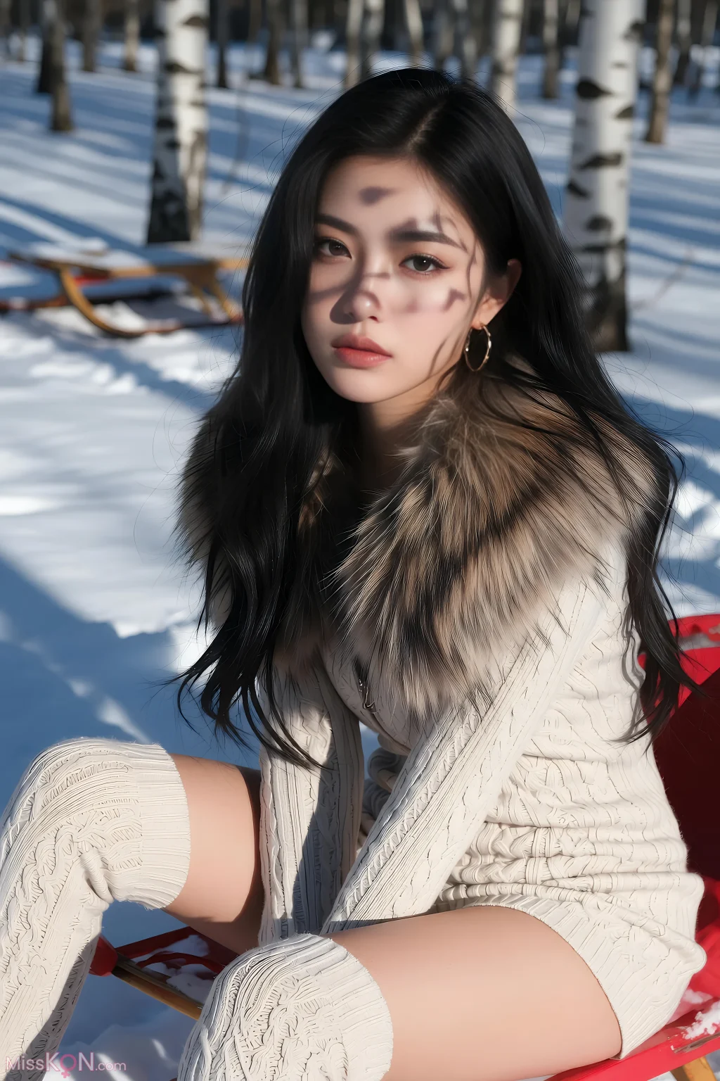 [AIGirl] 乐瑶 雪地 (68 photos)