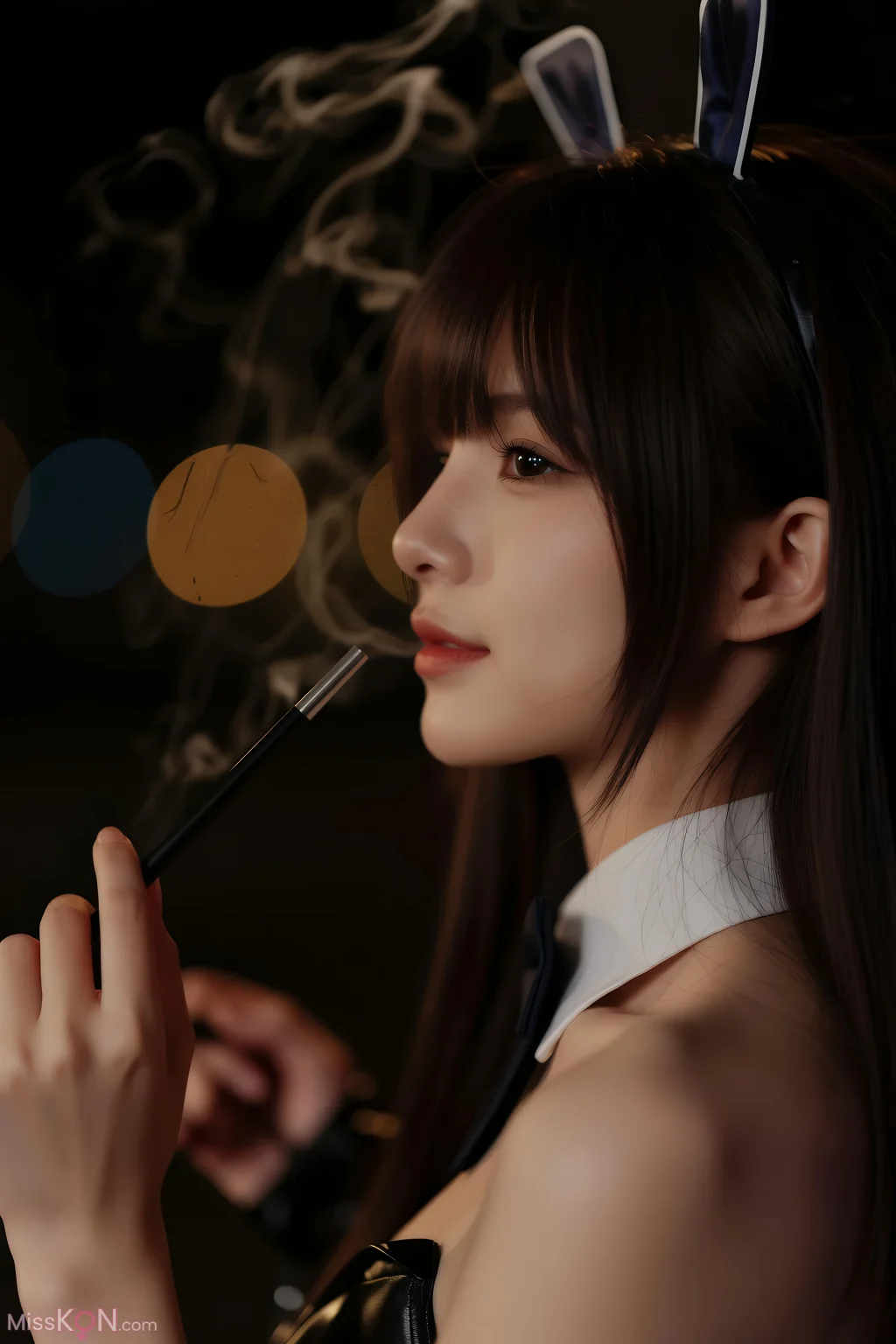 [AIGirl] 茗梓 黑丝兔 (78 photos)