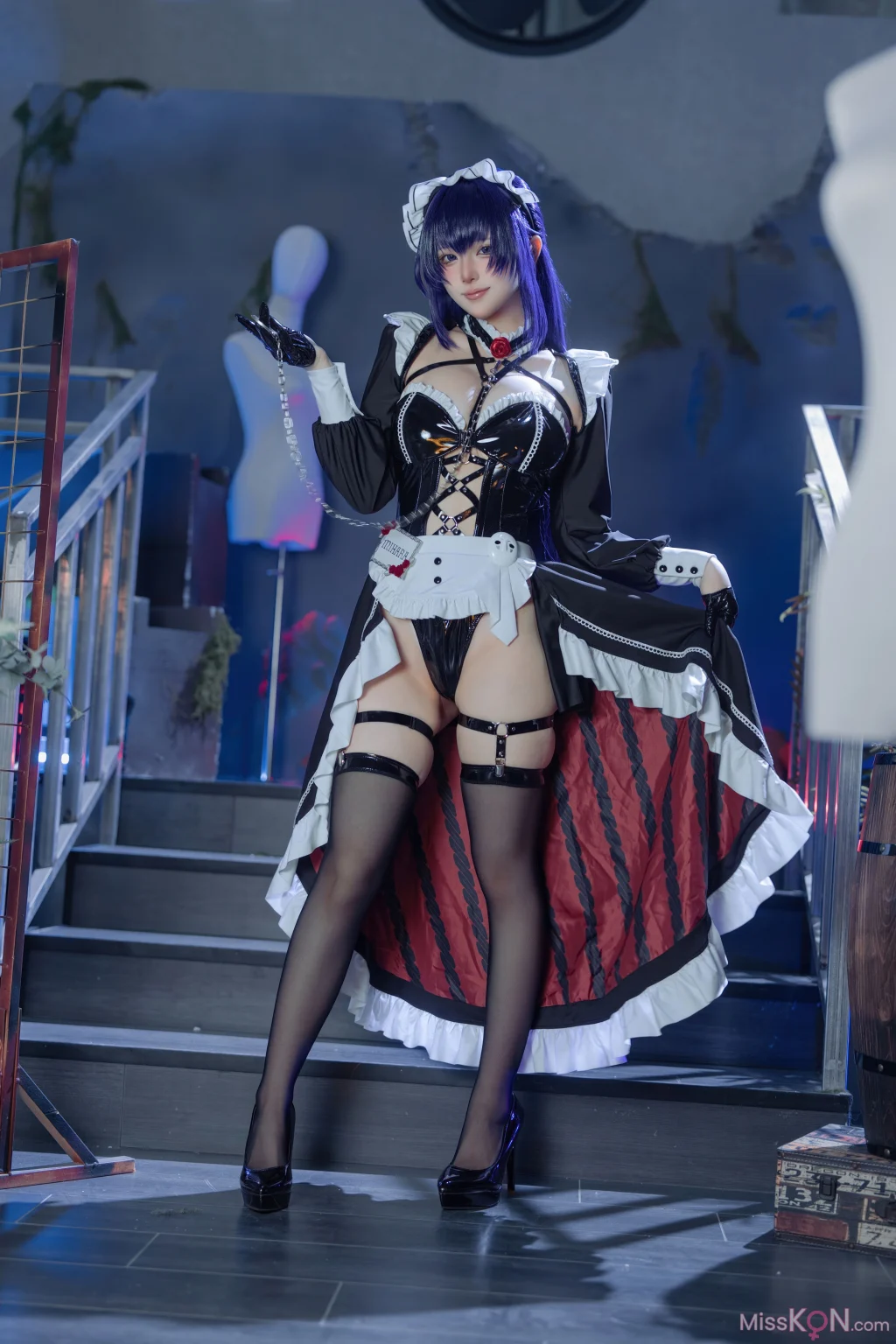 Coser@屿鱼: Nikke胜利女神 米哈拉·咖啡女仆 (80 photos)