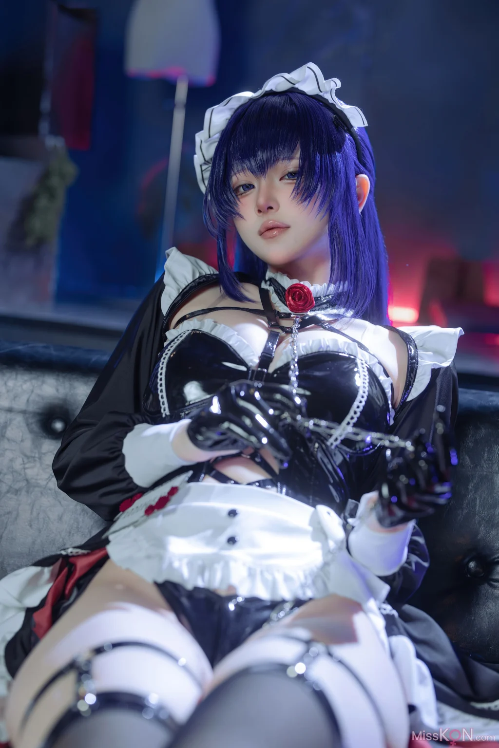Coser@屿鱼: Nikke胜利女神 米哈拉·咖啡女仆 (80 photos)