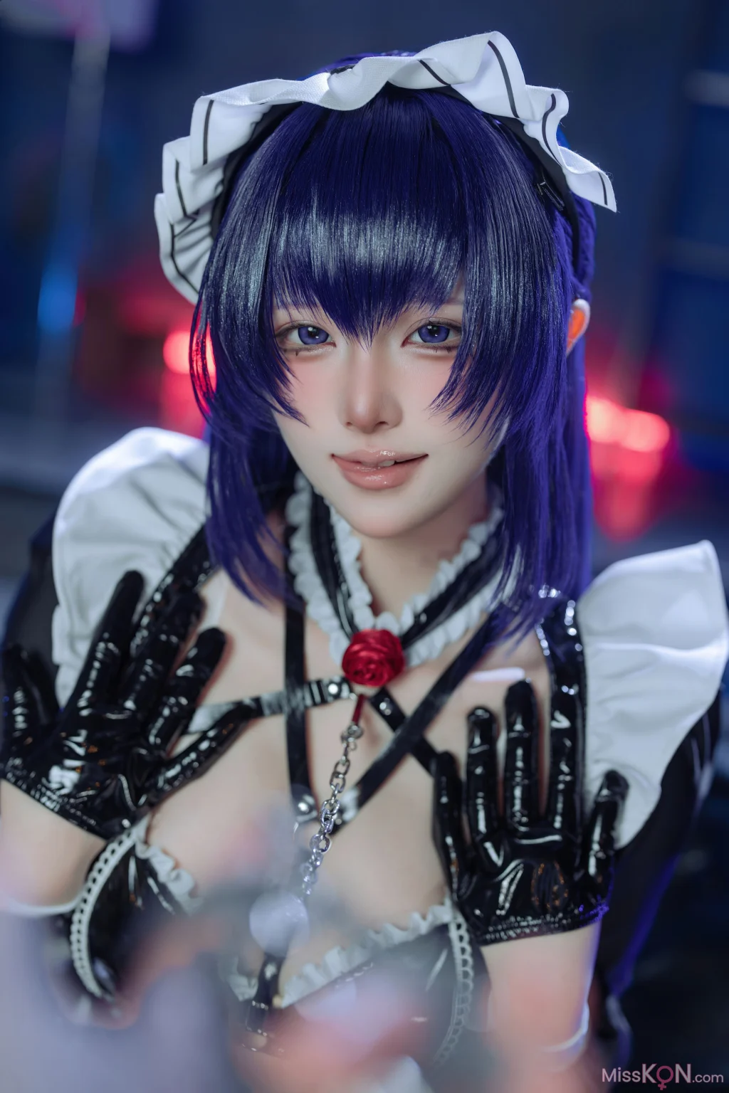 Coser@屿鱼: Nikke胜利女神 米哈拉·咖啡女仆 (80 photos)