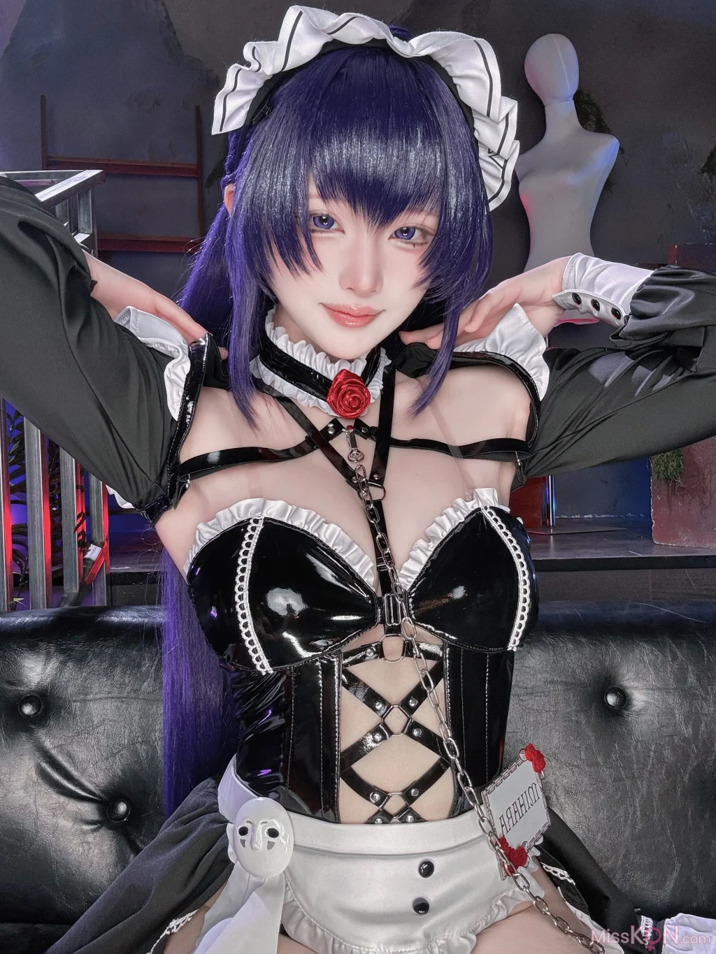 Coser@屿鱼: Nikke胜利女神 米哈拉·咖啡女仆 (80 photos) – Page 3
