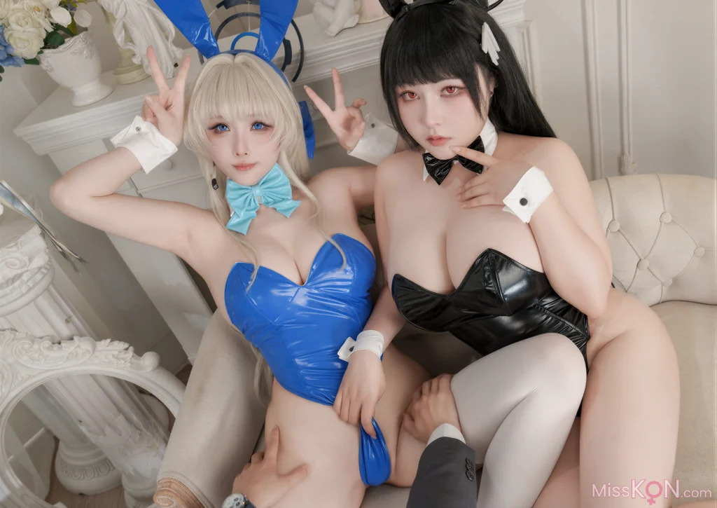 Coser@KANEKO_咔喵 & rioko凉凉子: 双人蔚蓝档案 [TC] (110 photos) – Page 3