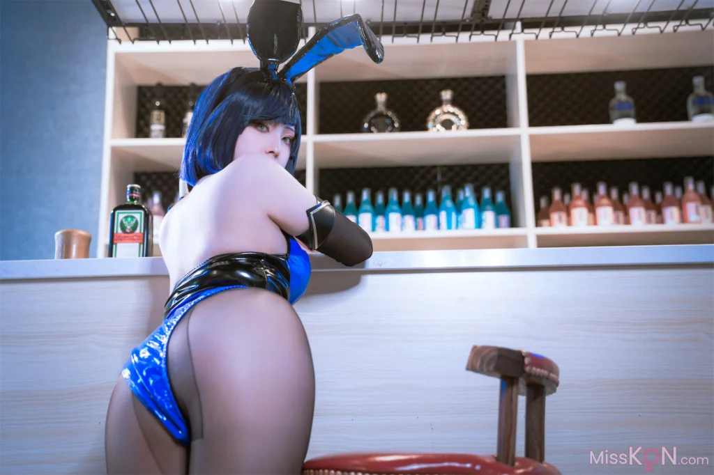 Coser@Natsuko夏夏子: 原神 夜兰兔女郎 (74 photos + 1 video)