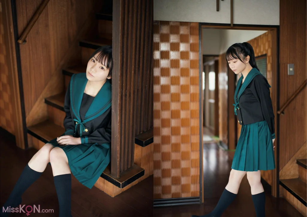 [JP] Yūko Tsubakino (椿野ゆうこ): BUBKAデジタル写真集 部屋とセーラー服と私 (23 photos)