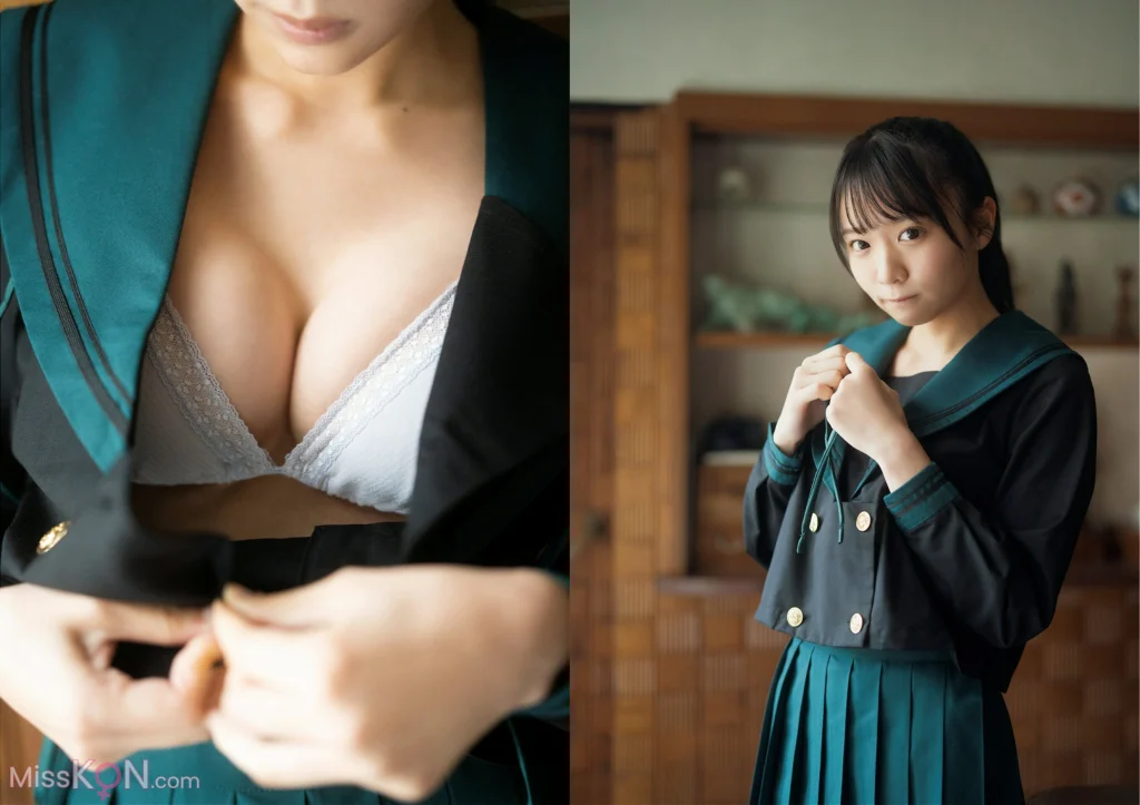 [JP] Yūko Tsubakino (椿野ゆうこ): BUBKAデジタル写真集 部屋とセーラー服と私 (23 photos)