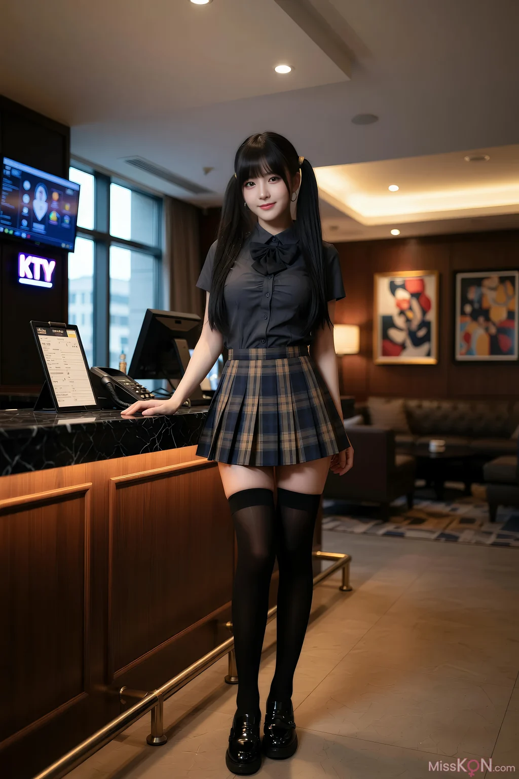 [AIGirl] 柚柚sasa JK (76 photos)