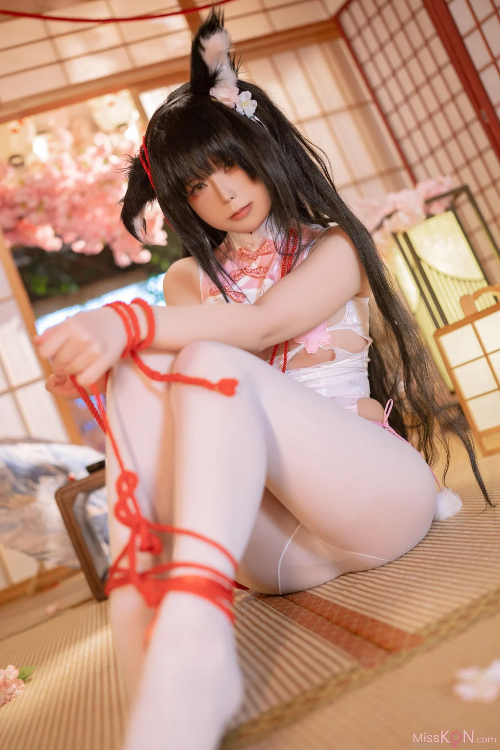 Coser@Quan冉有点饿: 长门旗袍 (76 photos + 1 video)