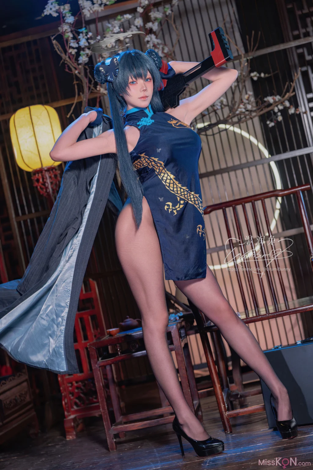 Coser@黏黏团子兔: 2026年04月作品碧蓝档案 龙华妃咲 (113 photos + 2 videos)