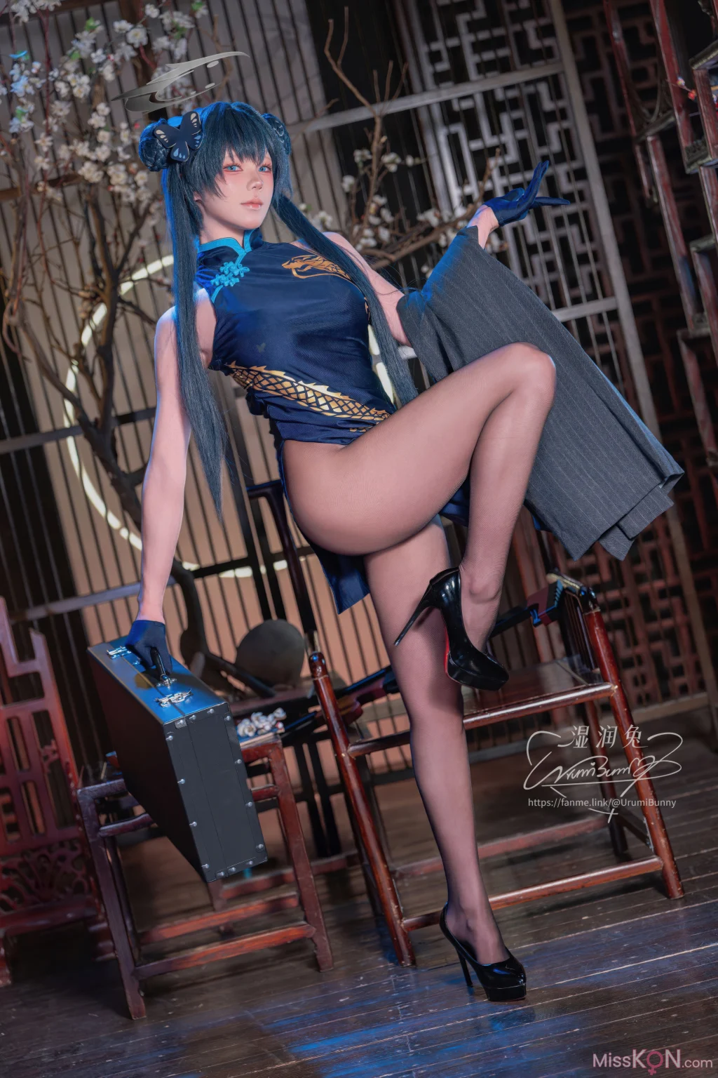 Coser@黏黏团子兔: 2026年04月作品碧蓝档案 龙华妃咲 (113 photos + 2 videos)