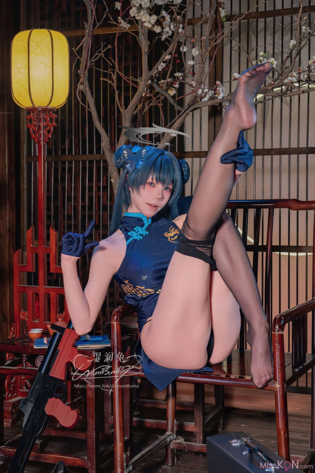 Coser@黏黏团子兔: 2026年04月作品碧蓝档案 龙华妃咲 (113 photos + 2 videos)