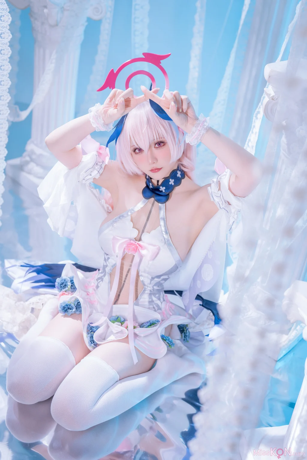 Coser@星之迟迟Hoshilily: 蔚蓝档案 下江小春 (47 photos)