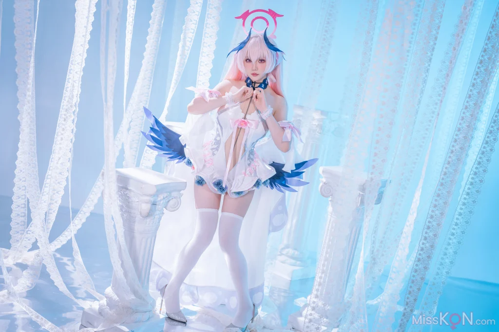 Coser@星之迟迟Hoshilily: 蔚蓝档案 下江小春 (47 photos)