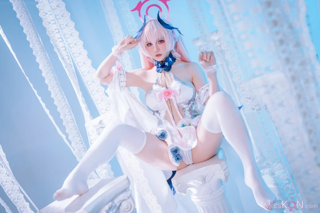 Coser@星之迟迟Hoshilily: 蔚蓝档案 下江小春 (47 photos)