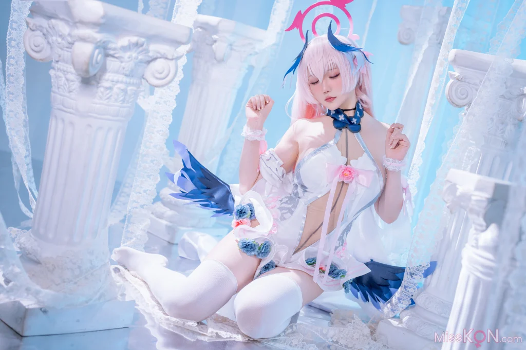 Coser@星之迟迟Hoshilily: 蔚蓝档案 下江小春 (47 photos)