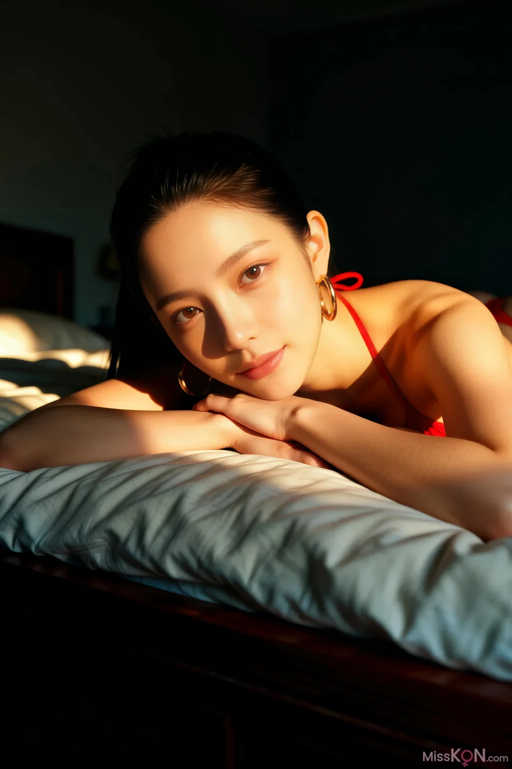 [AIGirl] 米妹 海滩红色比基尼 (96 photos) – Page 2