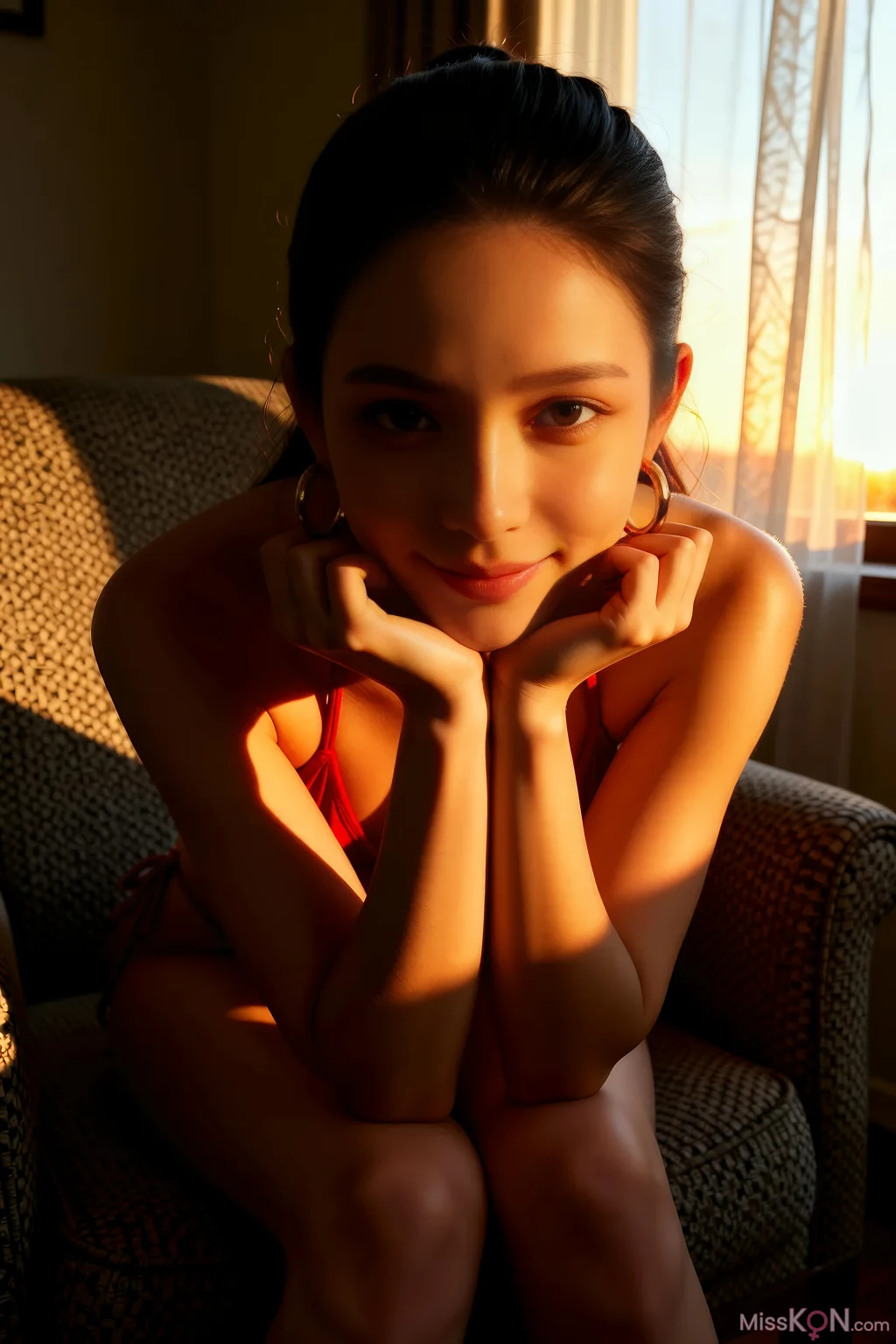 [AIGirl] 米妹 海滩红色比基尼 (96 photos) – Page 2
