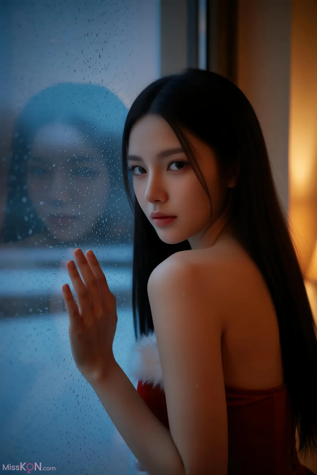 [AIGirl] 米妹 红色比基尼 (95 photos)