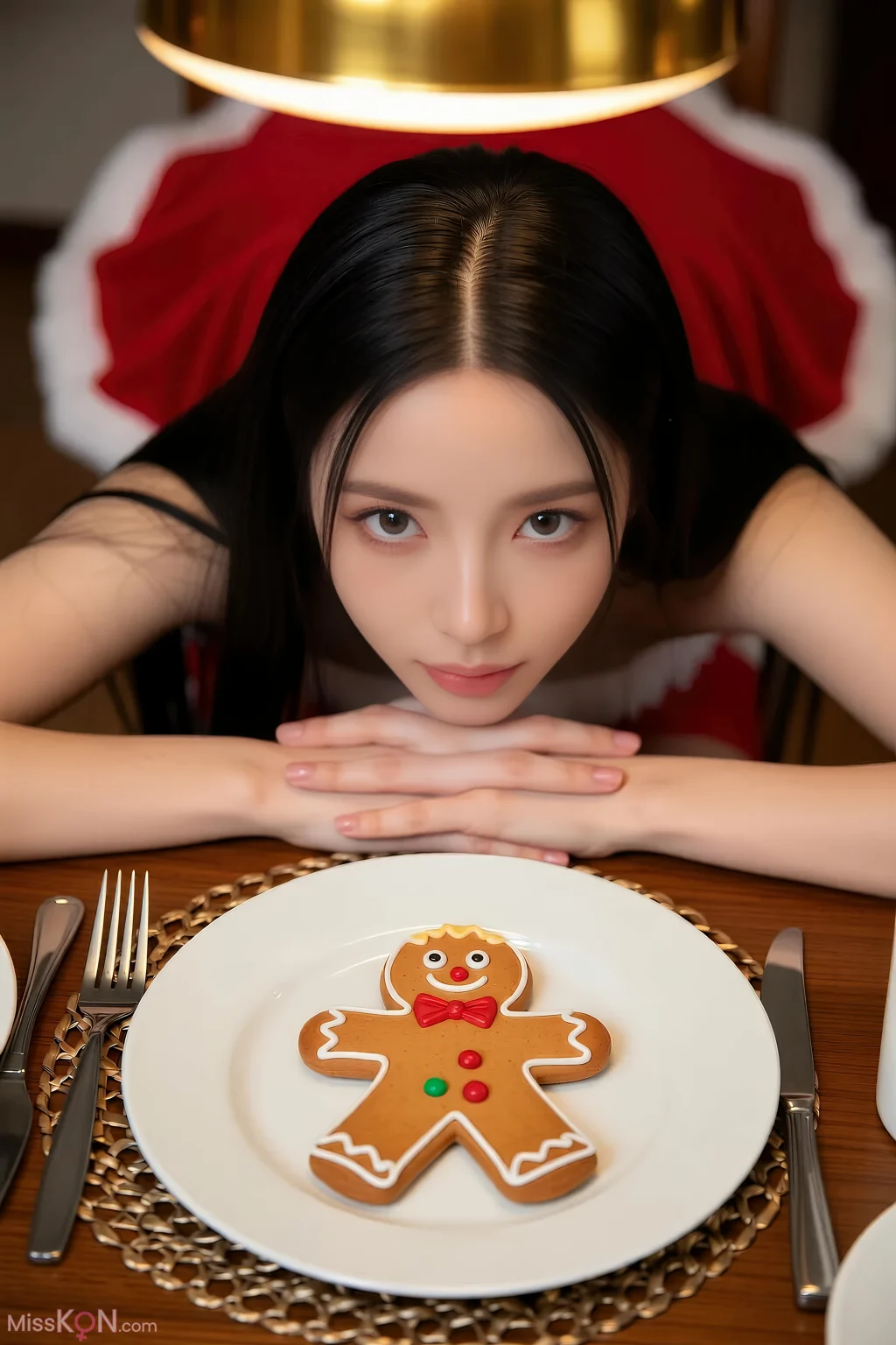 [AIGirl] 米妹 红色比基尼 (95 photos)