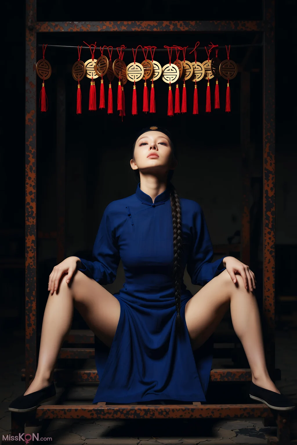 [AIGirl] 珊珊 蓝色长衫 (77 photos) – Page 3