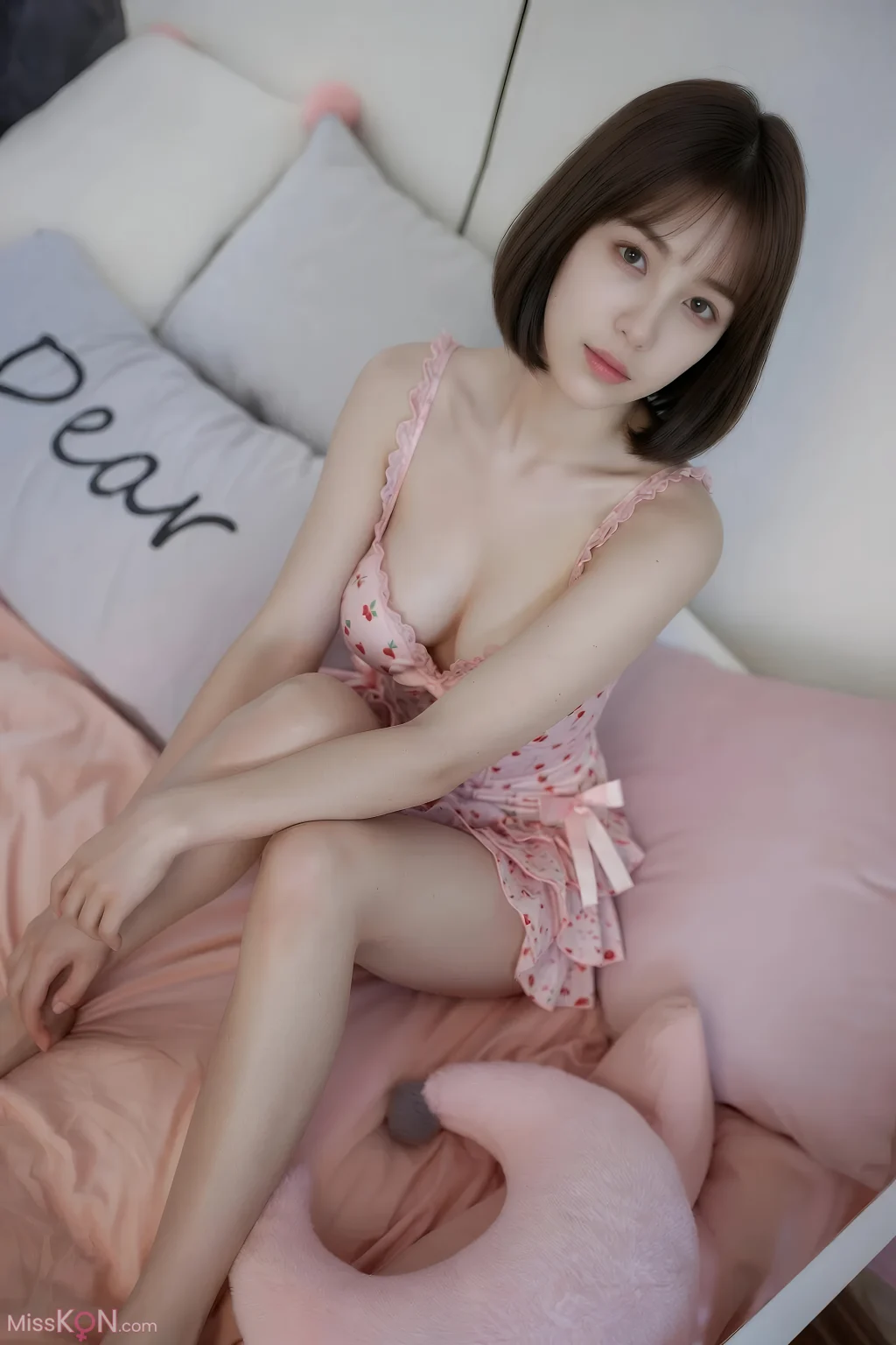 [AIGirl] 小乔不乔 粉色波点 (95 photos) – Page 3
