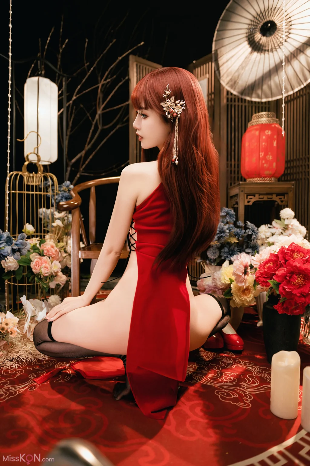 Coser@Shika小鹿鹿: 新年红旗袍 (30 photos) – Page 2