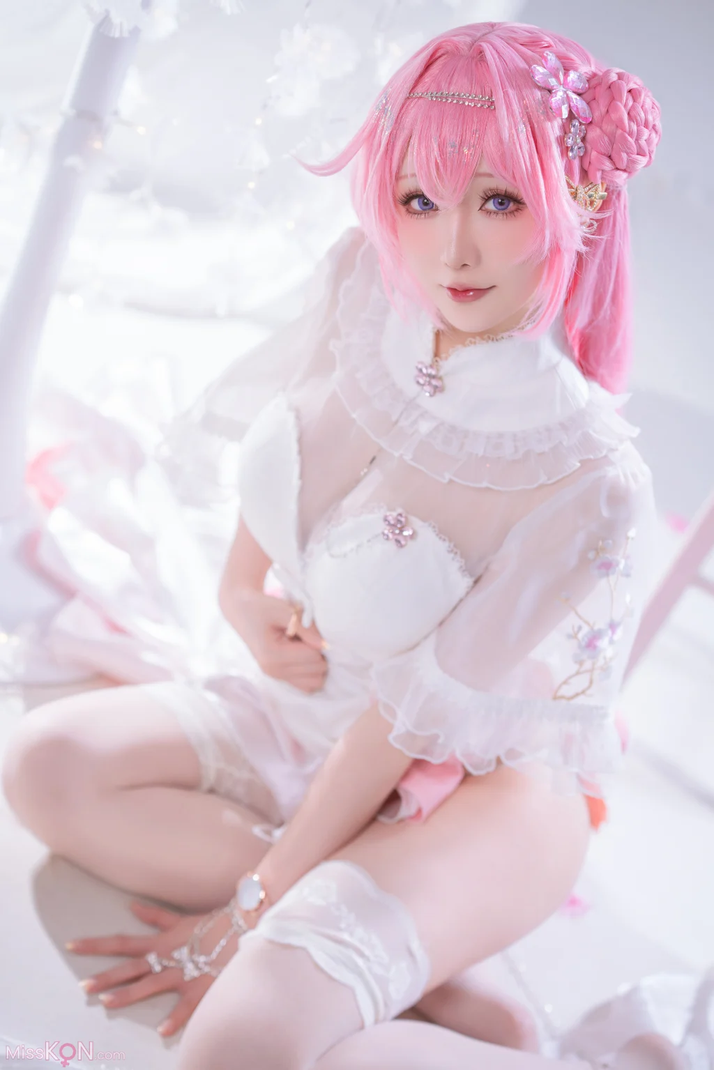 Coser@星之迟迟Hoshilily: 胜利女神：妮姬 桃乐丝 (44 photos)
