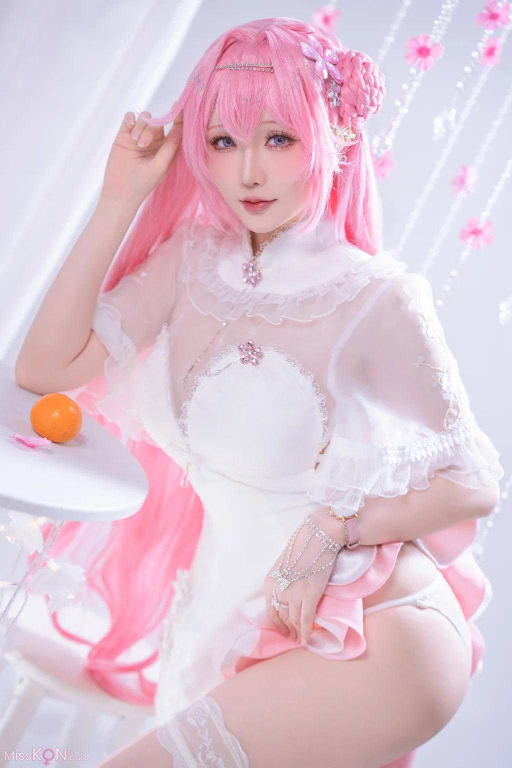 Coser@星之迟迟Hoshilily: 胜利女神：妮姬 桃乐丝 (44 photos)
