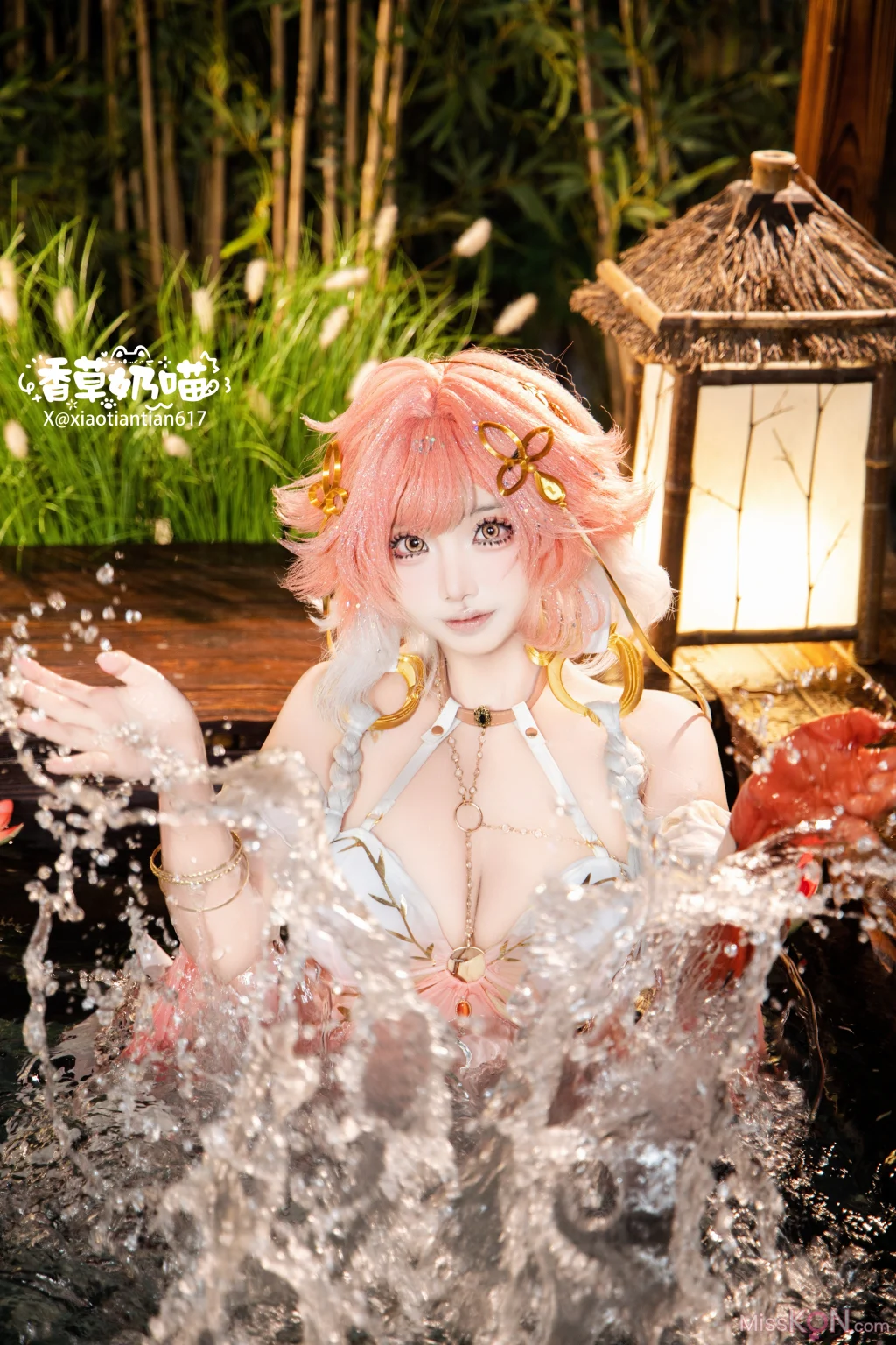 Coser@香草奶喵: 长离典藏版 长离泳衣 (46 photos)