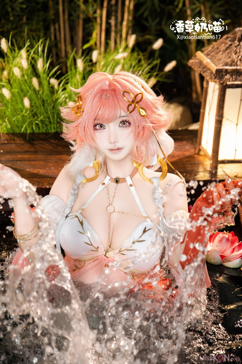 Coser@香草奶喵: 长离典藏版 长离泳衣 (46 photos)