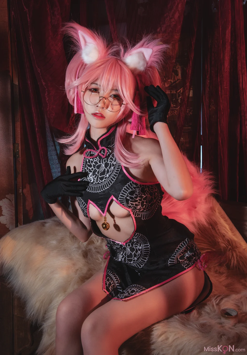 Coser@亚马逊鲶鱼: FGO 玉藻前旗袍 (10 photos)